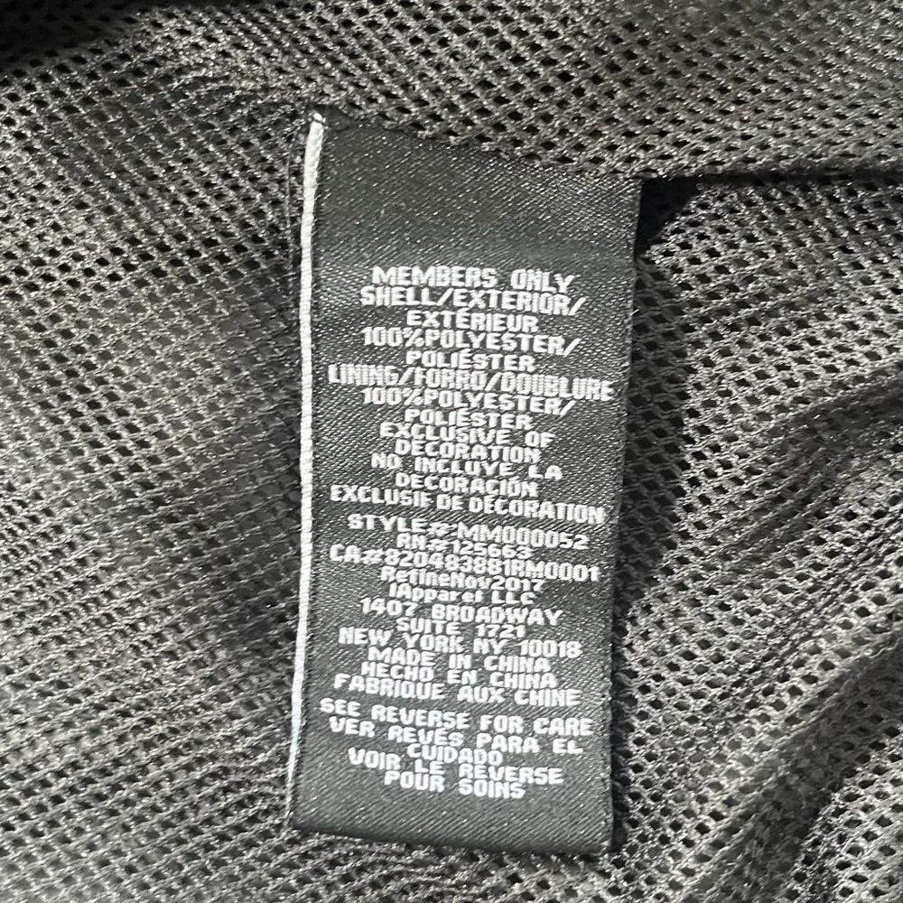 Vintage Members Only Windbreaker Rain Jacket US Medium - Picture 4 of 10